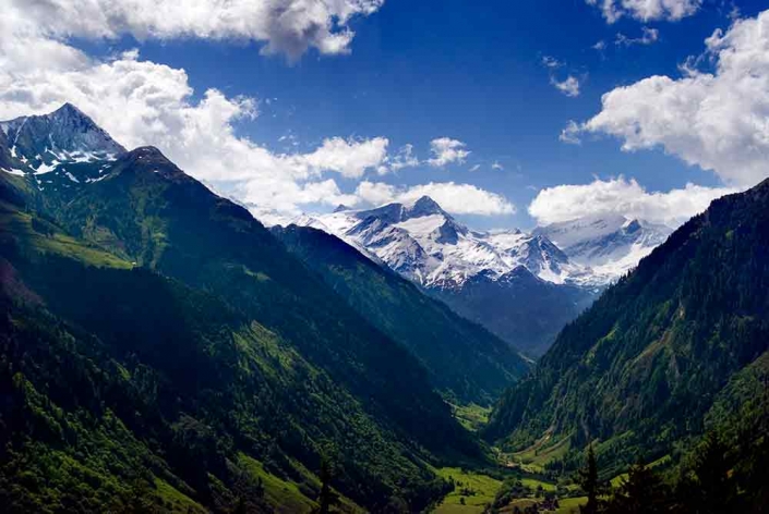 Blick ins Stubachtal Uttendorf: von diesem Nebental ist es ein Freude auf die Alm zu wandern