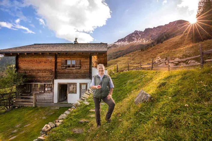 Theresia Bacher auf der Alm: die Dürsteinalm erreichbar über Stuhlfelden oder Uttendorf