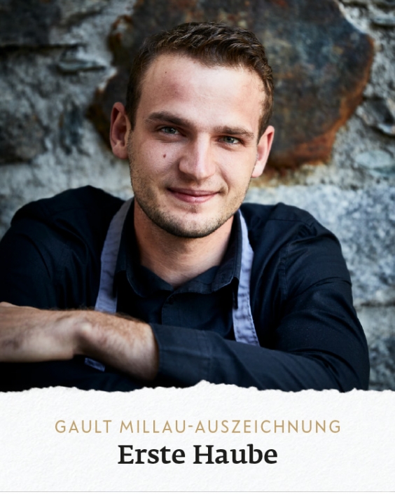 Tobias Bacher Porträt, erste Gault Millau Auszeichnung