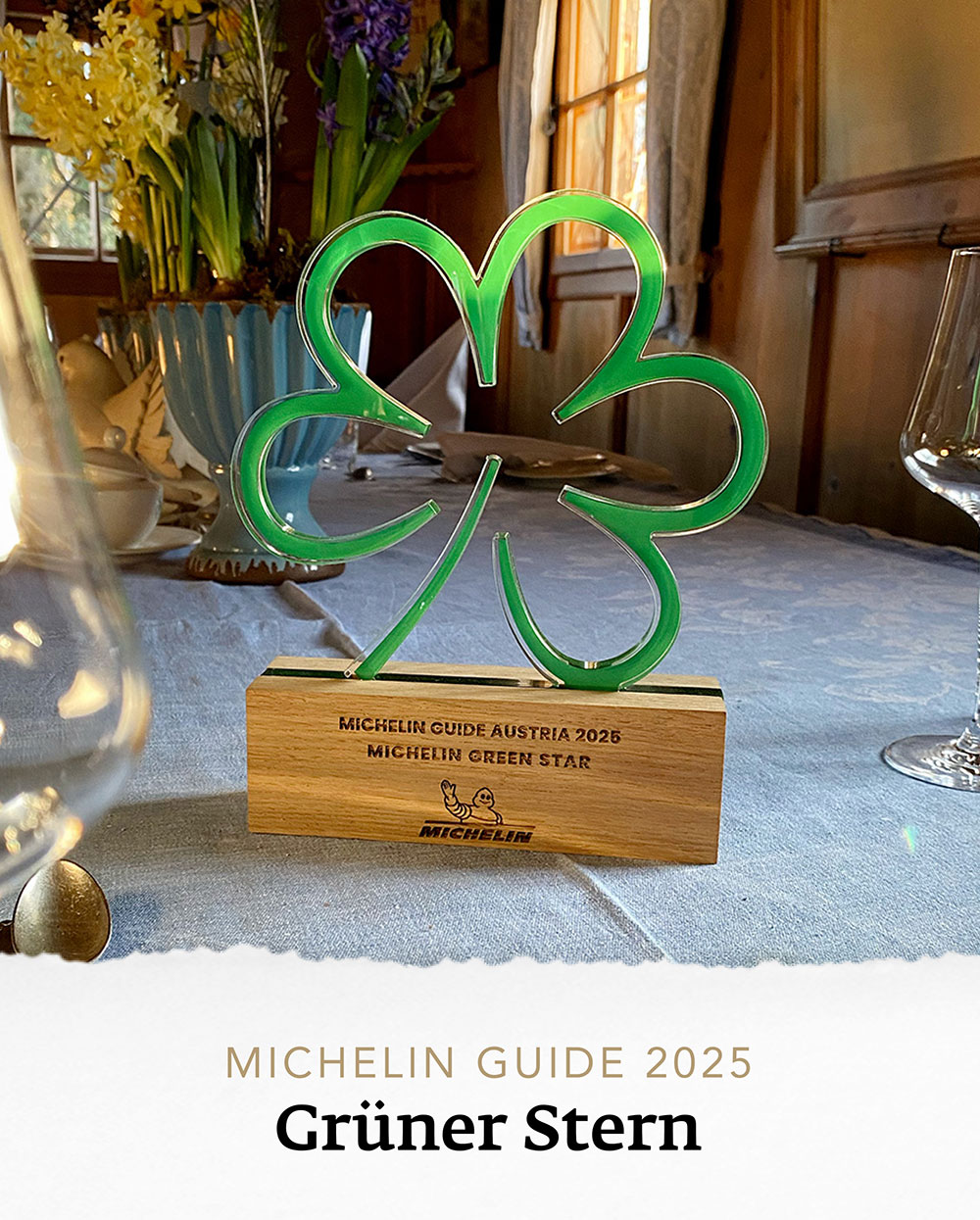 Guide MICHELIN: ein Grüner Stern für die Rauchkuchl